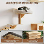 12-Pc Cat Wall Shelves, Cat Wall Furniture Set - Image 3