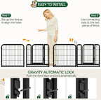 Yaheetech Dog Playpen Outdoor, 24 inch 16 Panels Dog Pen Indoor Heavy Duty - Image 9