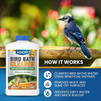 Bird Bath Cleaner for Outdoor Fountains and Bowls, Safely Cleans Metal - Image 2