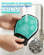 Pet Hair Removal Glove for Dogs & Cats, 2-in-1 Double-Sided Pet Grooming Tool - Image 6