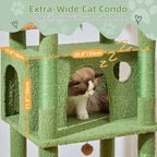 Taoqimiao 71 Inches Cat Tree for Large Cats 20lbs+, 3 Giant Perches, Widened - Image 4