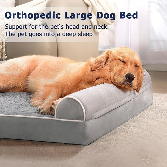 WESTERN HOME Dog Beds Large Sized Dog, Orthopedic Large Pet Bed - Image 3