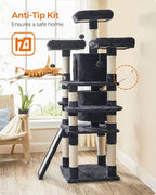 Feandrea 67 Inches Multi-Level Cat Tree - Image 9