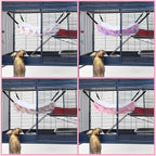 Geelin 4 Pcs Cat Hammock for Cage Hanging Soft Pet Hammock Bed - Image 7