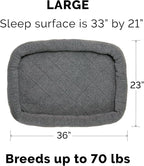 Furhaven Dog Bed for Large/Medium Dogs, 100% Washable, Sized to Fit Crates - Image 2