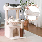 Cat Tree 32 Inches Small Cat Tree - Image 5