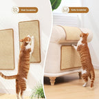 FUKUMARU 2 Packs Cat Scratching Mat, 19.6 x 11.8 Inch Natural Sisal Cat Scratch - Image 4