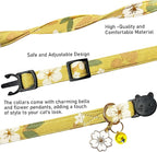 2 Pack Cotton Breakaway Cat Collars Set - Image 3