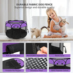 Dog Cat Playpen, Puppy Pet Playpen, Small Dogs Tent Crates Cage Indoor/Outdoor - Image 4