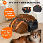 18x13.5x9 TSA Approved top and 1 Side Expandable pet Carrier - Image 4