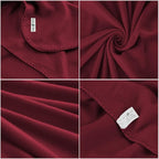 Fleece Throw Blanket Set Bulk for Travel Kids Outdoor Wedding Pet - Image 3