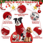 Christmas Dog Sweaters for Small Large Dogs Girl, Soft Warm Pup Dogs Shirt - Image 3