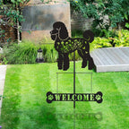 Poodle Metal Garden Stakes Yard Decor - Image 6