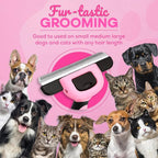 Sinko Deshedding Tool for Dogs & Cats, Pet Grooming Brush, Skin Friendly - Image 2