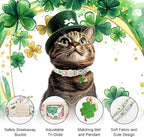 2 Pack St. Patrick’s Day Cat Collars - Image 3