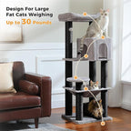 Large Cat Tree with Reinforced Scratching Posts - Image 2