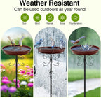Daoeny Heavy Duty Bird Baths for Outdoors, 35In Outdoor Freestanding Birdbaths - Image 6