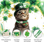2 Pack St. Patrick’s Day Cat Collars - Image 3