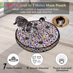 ORSDA Cat Toys, Interactive Activated Moving Ball in 7 Holes Mat, Automatic - Image 3