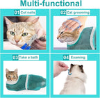 Patelai 5 Pcs Cat Bathing Bag Set Cat Grooming Bag Adjustable Pet Shower Net - Image 7