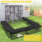 Aivituvin Cat House Outdoor Catio Kitty Enclosure - Image 8