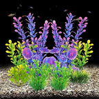 AQUANEAT Artificial Fish Tank Plants, Plastic Aquarium Decorations - Image 4