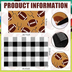 Tinideya 2 Pcs Football Theme Door Mat American Ball Design Welcome Non Slip - Image 3