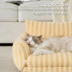 Hollypet Cat Bed Fluffy Plush Mutifuctional Double-Layer Soft Pet Couch - Image 4