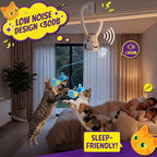 Interactive Cat Toys for Indoor Cats: Automatic Flying Bird Feather Wand Chase - Image 6