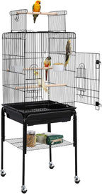 Yaheetech Open Top Rolling Parrot Bird Cage by Yaheetech