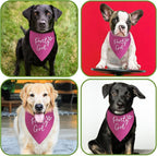 Pretty Girl Dog Bandana Funny Birthday Dog Bandana - Image 4