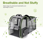 Lekebobor Large Cat Backpack Carrier Expandable Pet Carrier Backpack - Image 6