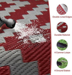GENIMO Christmas Outdoor Rug for Patio Clearance, Lightweight Waterproof RV - Image 5