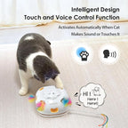 ORSDA Interactive Cat Toys for Indoor, 4 in 1 Automatic Cat Toy for Kitten - Image 5