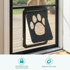 Ownpets Dog Screen Door, Inside Door Flap 12x14x0.4 Inch, Lockable Pet Screen - Image 4