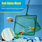 AQUANEAT 8 Inch Aquarium Fish Net, Wastes Skimming Cleaning Tool - Image 2