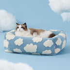 LE SURE Cute Dog Bed for Small Dogs & Cats- Washable Puppy Beds, Cozy Rectangle - Image 4