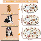 Dog Food Mat 20''x12'', Small Pet Feeding Mat, Non-Slip Rubber Pet Food Mat - Image 4