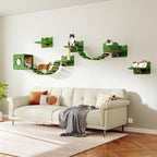 9-in-1 Cat Wall Shelves, Wall Mounted Cats Furniture Set - Image 6