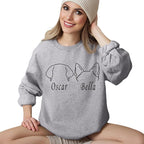 Custom Dog Mom Shirt for Women Pet Ears Sweatshirt - Image 6
