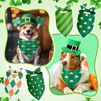 Weewooday 50 Pcs St Patricks Day Bandanas Bulk - Image 4