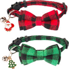 ADOGGYGO Christmas Cat Collars Breakaway by ADOGGYGO