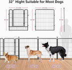 Dog Playpen 32 inch 16 Panels Indoor Outdoor Dog Pen - Image 3