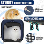 Dog Carrier Soft/Cat Crates Large Cat 20 to 25 pounds/Softsided Pet Car Travel - Image 5
