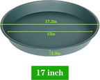 2 Pack of 16 17 inch Plant Saucer, 2.3" Depth, Plant Trays - Image 3