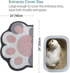 Cute Cat Litter Mat 24”x16”, Litter Box Mat, Litter Trapping Mat, Soft on Kitty - Image 3