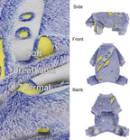 Fleece Pajamas for Small Dogs, Puppy Clothes, Soft & Stretchy Dog Onesies - Image 6