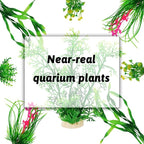 Fish Tank Accessories Aquarium Decorations Plants, Aquarium Decor Plastic Plants - Image 4
