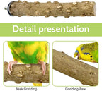 BNOSDM Natural Wood Bird Ladder Perch 6Pcs Parrot Stand Branches Climbing - Image 5