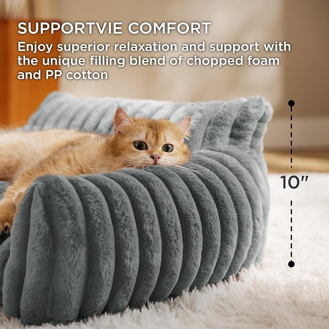 Bedsure ComfyFleece™ Cute Dog Couch - Image 3